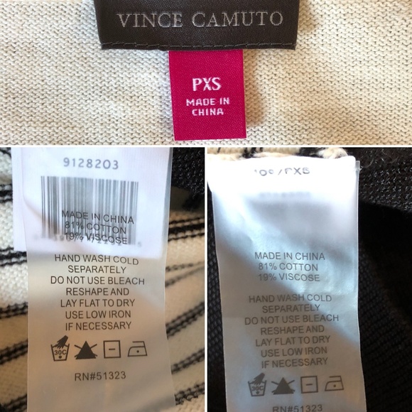 Vince Camuto Colorblock Striped Sweater - Picture 5 of 5